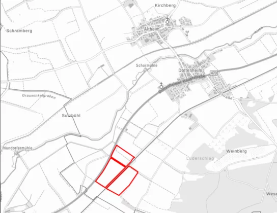 Lageplan Solarpark Dottenheim